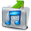 Folder Shared Music Icon 64x64 png